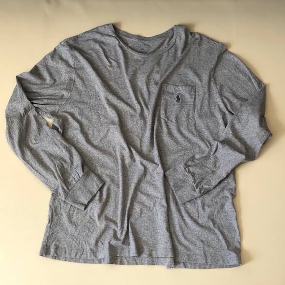 Polo Ralph Lauren Other - POLO RALPH LAUREN GRAYLong Sleeve Tee Sz XXL